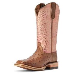 Women's Ariat Donatella Ostrich Western Boot #10042383