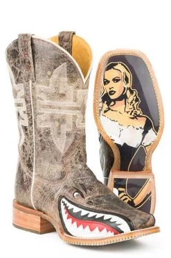 Men's Tin Haul Gnarly Shark Boot #14-020-0007-0002
