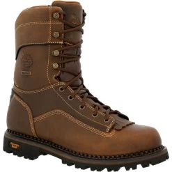 Men's Georgia AMP LT Low Heel Composite Toe Waterproof Logger Work Boot #GB00473