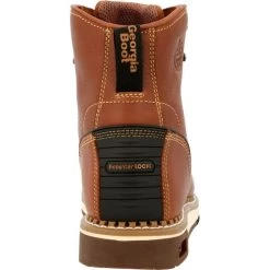 Men's Georgia AMP LT Wedge Moc-Toe Work Boot #GB00489 -Western Boots 24a40073b21682cc0dfcdf717923d8e7