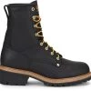 Men's Carolina Black Steel Toe Logger #CA1825