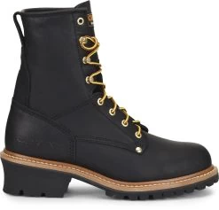 Men's Carolina Black Steel Toe Logger #CA1825