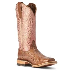 Women's Ariat Donatella Ostrich Western Boot #10042383 -Western Boots 34a96a63f41798b672aa1cecc3bcd984