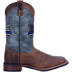 Men's Laredo We Back The Blue Western Boot #7878 -Western Boots 4e02bcc3a6e596963f06399de6043a51