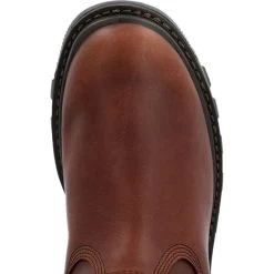 Men's Rocky Rams Horn Waterproof Work Boot #RKK0387 -Western Boots 5b0aa9153ae6bc0f72b187a8cf065673