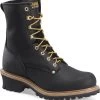 Men's Carolina 8" Black Logger #CA825