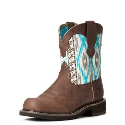 Women's Ariat Fatbaby Heritage Twill Western Boot #10034039 -Western Boots 6687a81298ec90f05da4a836b5a1f958