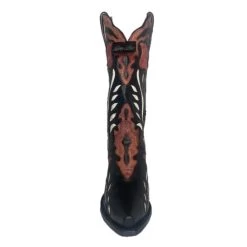Women's Dan Post Black With Floral Snip Toe #DP4350 -Western Boots 6a61d6bbbb66900b651ef0ef6c504e36