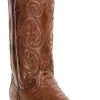 Men's Dan Post Tan Ostrich Leg Round Toe Western Boot #DP26636
