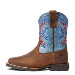 Toddler's Ariat Double Kicker Western Boot #10040254 -Western Boots 8be42d25c2100dfc66b97fe68422b136
