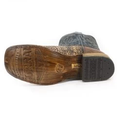 Men's Corral Brown & Blue Western Boot #A3921-C -Western Boots A3921 Large4SQR