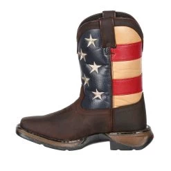Youth's Durango Lil' Rebel Western Boot #DBT0160 (3.5Y-7Y) -Western Boots DBT0160 instep profile