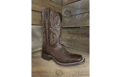 Women's Nocona Brown Floral Boot #NL5447