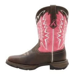 Women's Durango Lady Rebel Benefiting Stefanie Spielman Boot #RD3557 -Western Boots RD3557 instep profile