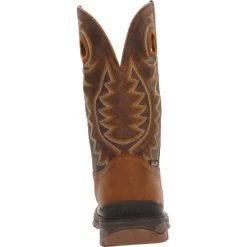 Men's Rocky 2-Tone Brown Carbon Toe Work Boot #RKW0350 10 Men's Rocky 2-Tone Brown Carbon Toe Work Boot #RKW0350 -Western Boots RKW0350 back