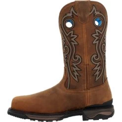 Men's Rocky Carbon 6 Carbon Toe Waterpoof Work Boot #RKW0376 -Western Boots RKW0376 instep