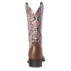 Women's Ariat Python Print Boot #10035995-C -Western Boots S21 WMS WEST 10035995 heel