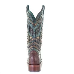 Women's Corral Brown Full Quill Ostrich Boot #A4059 -Western Boots a4059D