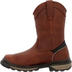 Men's Rocky Rams Horn Waterproof Work Boot #RKK0387 -Western Boots aa765f5e46852cd0560559056328098a