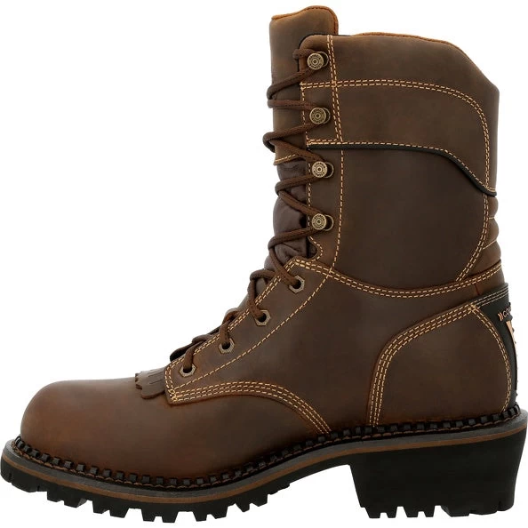 Men's Georgia AMP LT Logger Composite Toe Insulated Waterproof Work Boot #GB00491 3 Men's Georgia AMP LT Logger Composite Toe Insulated Waterproof Work Boot #GB00491 - Image 3