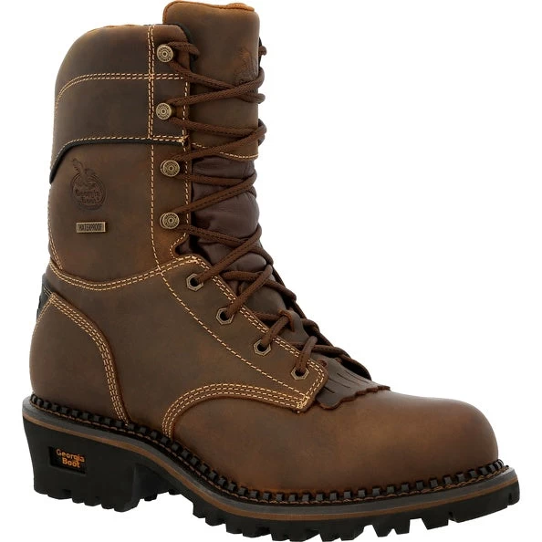 Men's Georgia AMP LT Logger Composite Toe Insulated Waterproof Work Boot #GB00491 1 Men's Georgia AMP LT Logger Composite Toe Insulated Waterproof Work Boot #GB00491