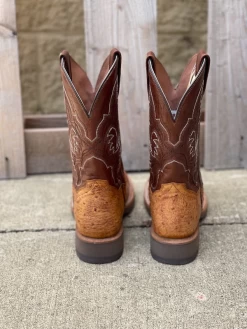 Men's Dan Post Tan Ostrich Square Toe #DPP5712 -Western Boots ef3cc80449642f722302c01e88526053