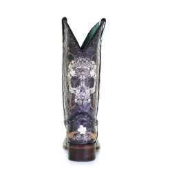 Women's Corral White Skull & Studs Boot #Z5005 -Western Boots z5005c